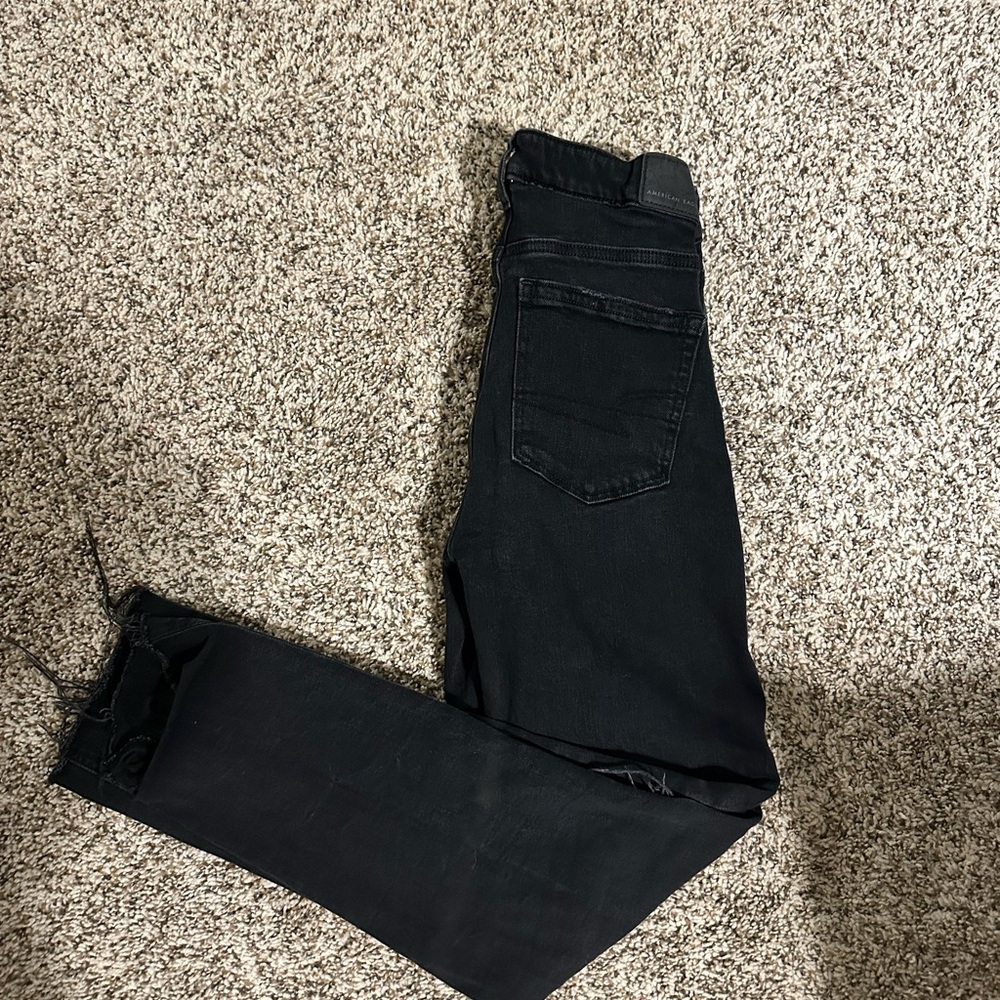 American Eagle Black Denim Skinny Jeans